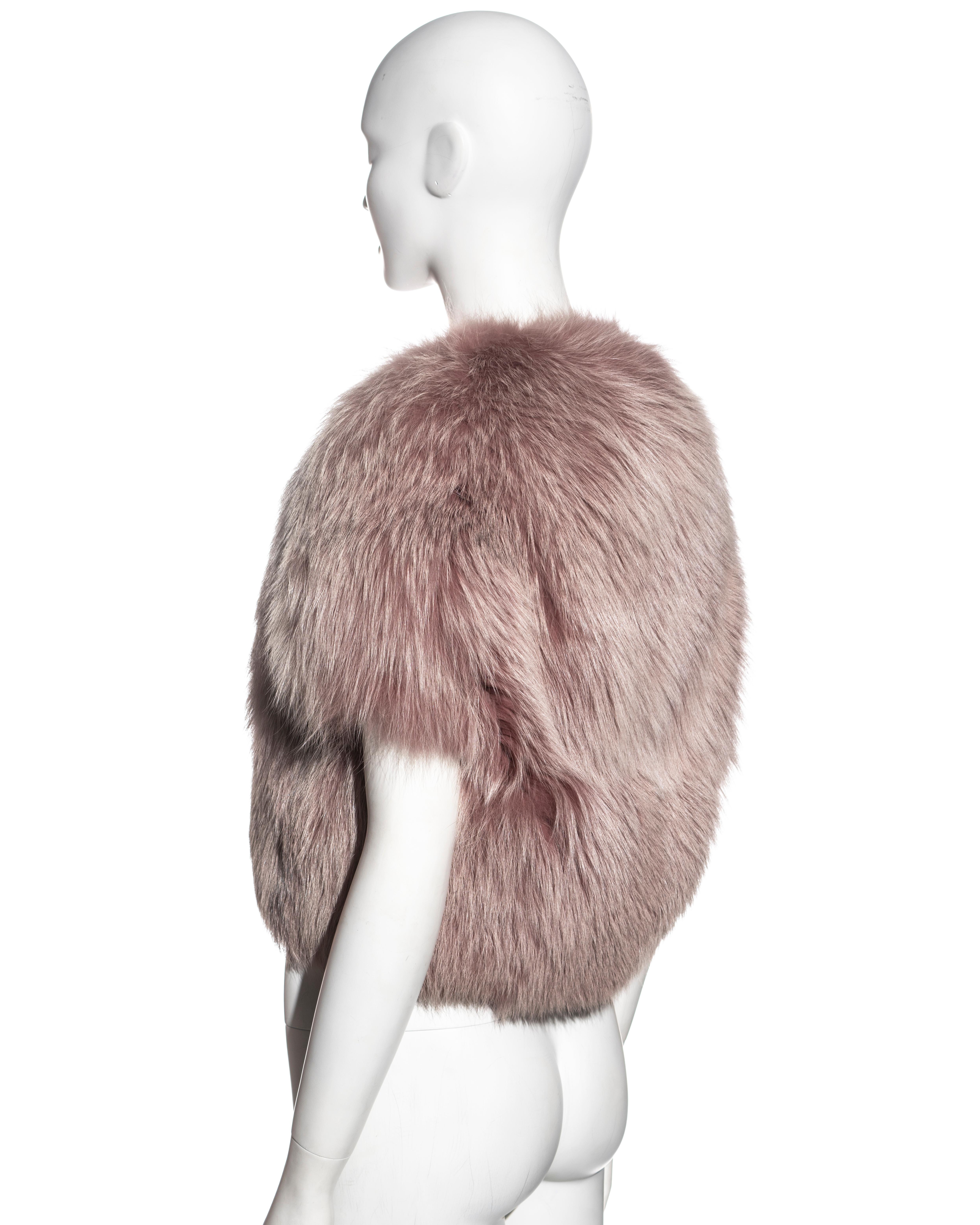 Louis Vuitton by Marc Jacobs fox fur jacket, fw 2003 For Sale 2