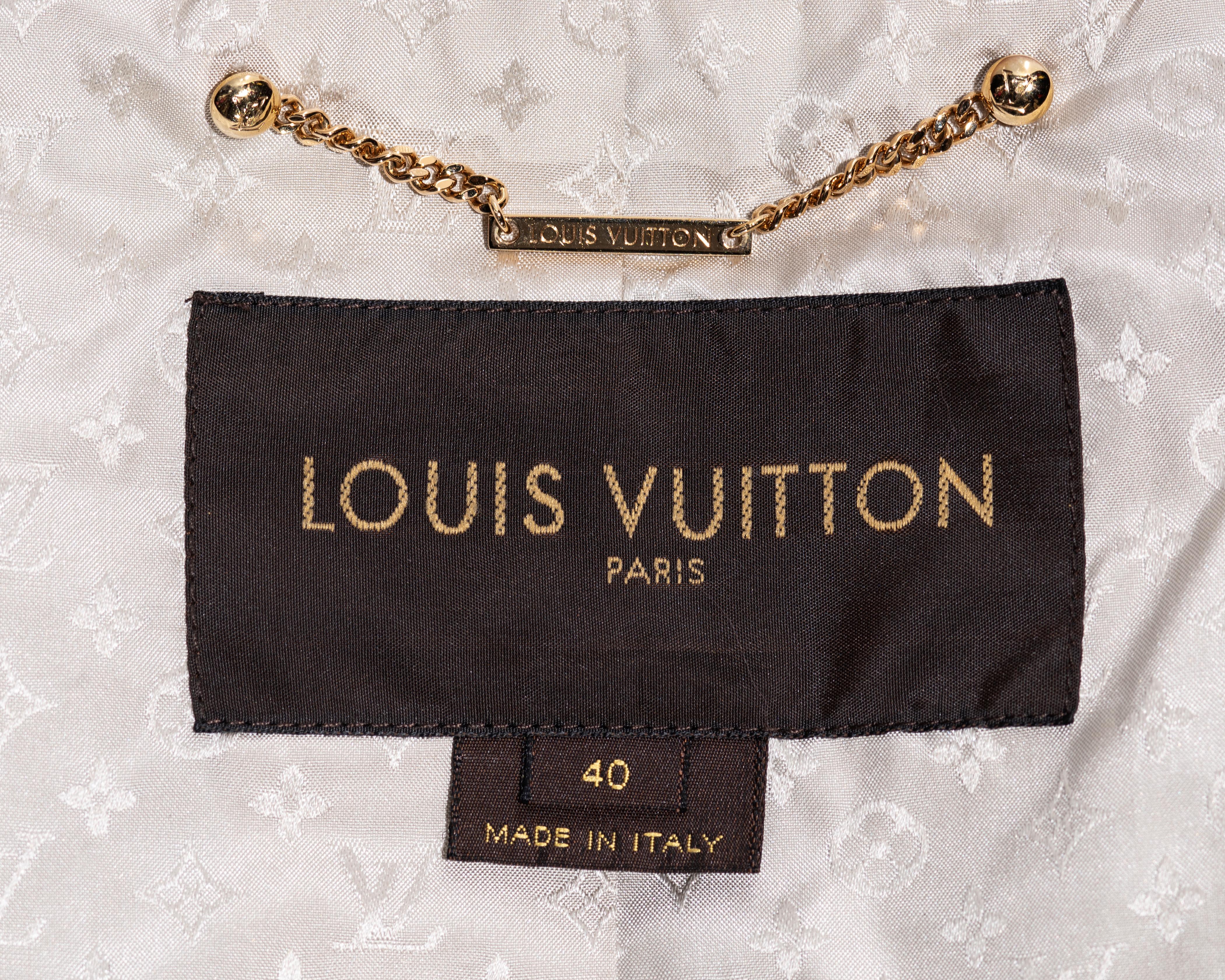 Veste en fourrure de renard Louis Vuitton par Marc Jacobs, automne-hiver 2003 en vente 6