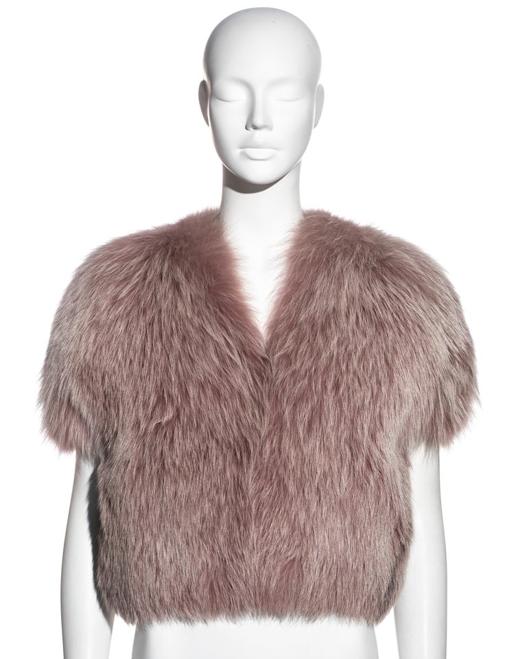 Louis Vuitton by Marc Jacobs fox fur jacket, fw 2003 For Sale at