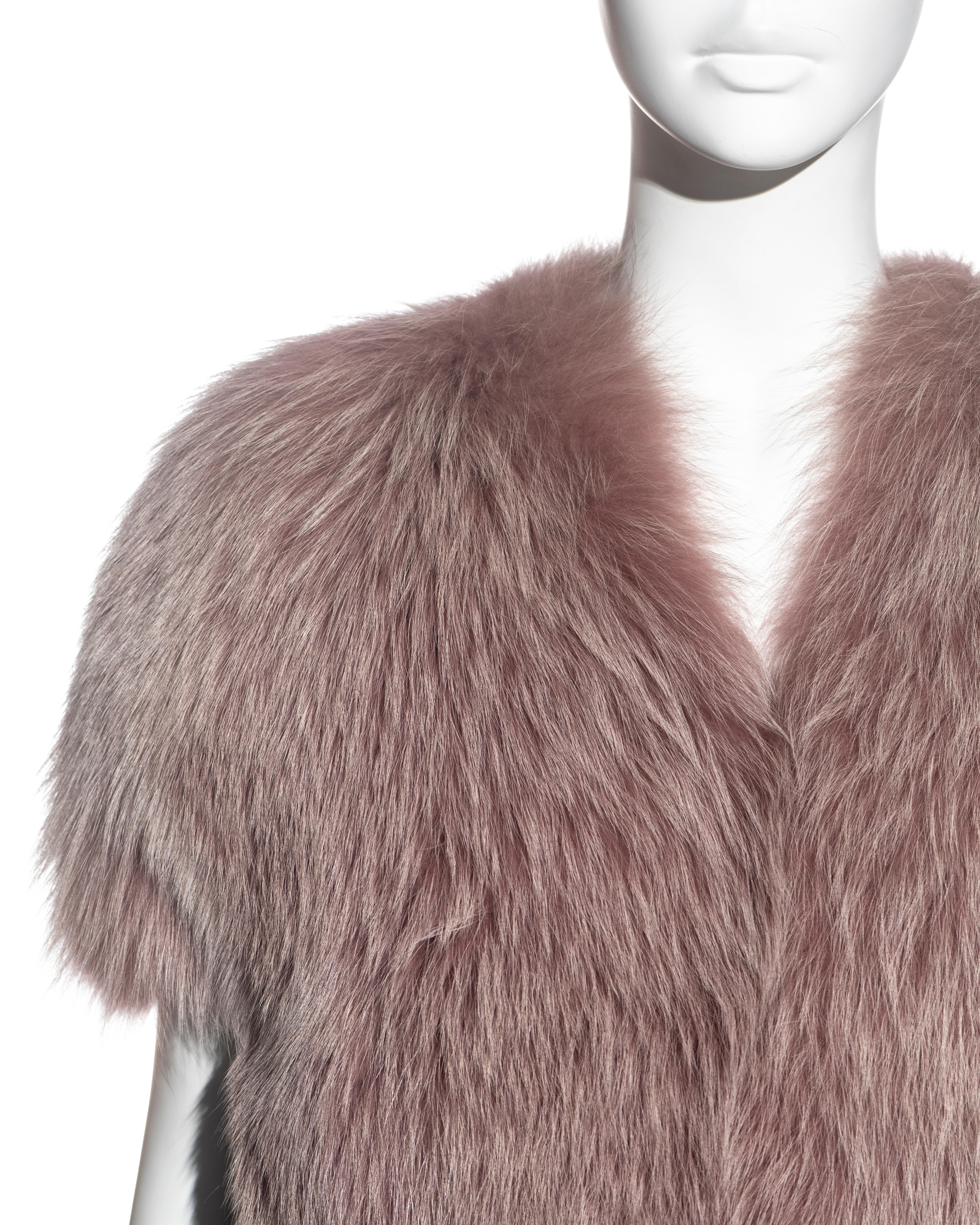 louis vuitton fox fur jacket