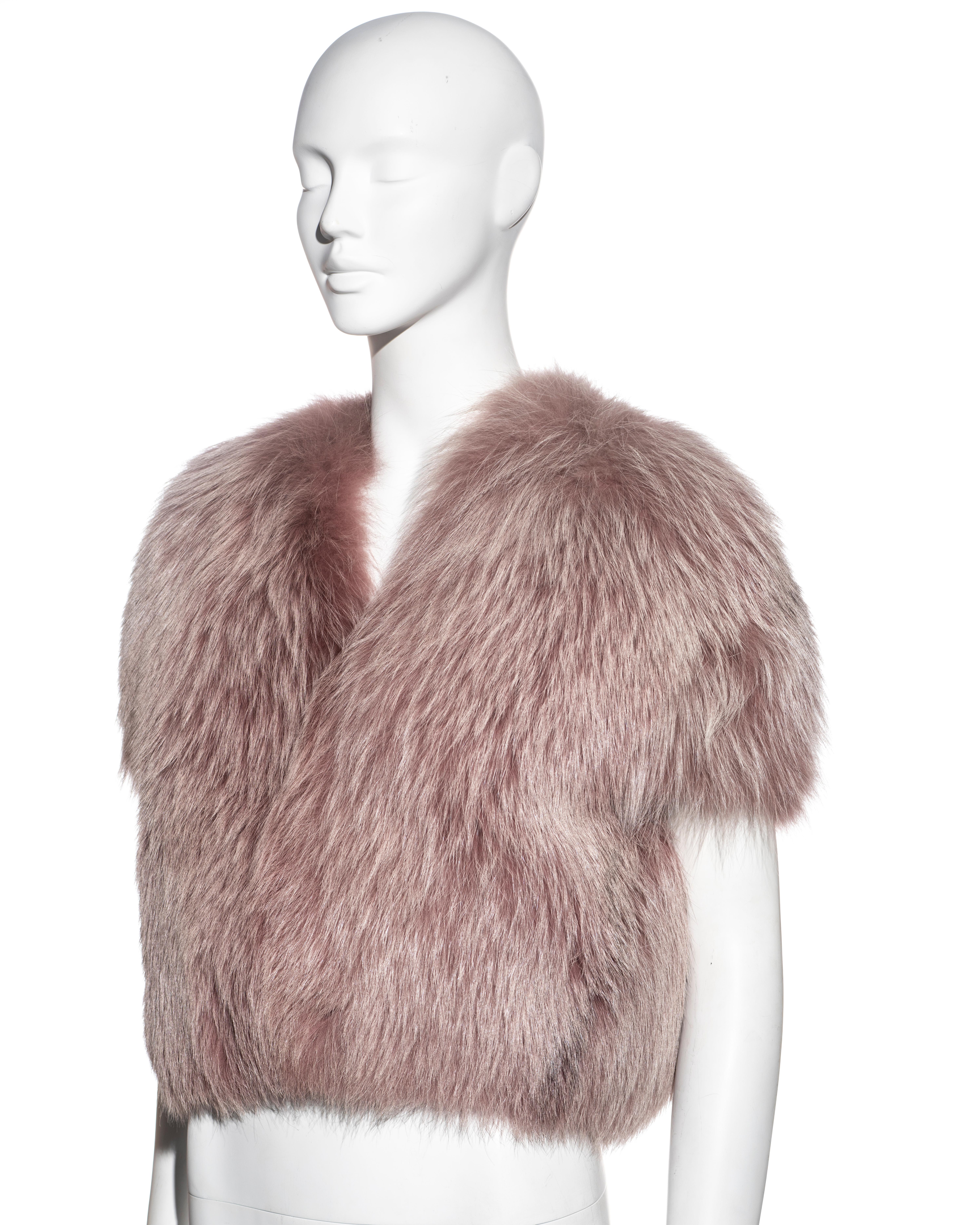 Veste en fourrure de renard Louis Vuitton par Marc Jacobs, automne-hiver 2003 Pour femmes en vente