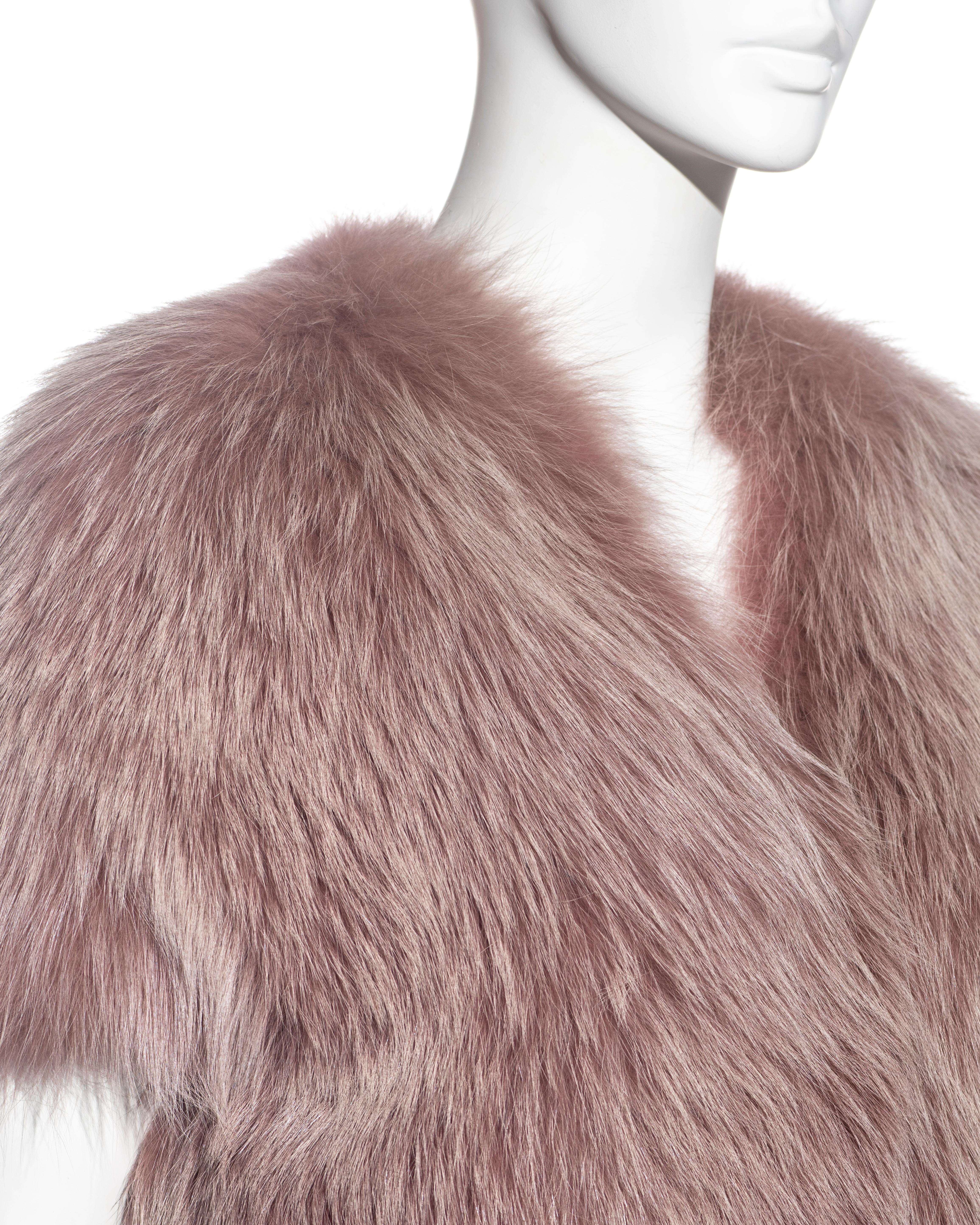 Louis Vuitton by Marc Jacobs fox fur jacket, fw 2003 In Excellent Condition For Sale In London, GB