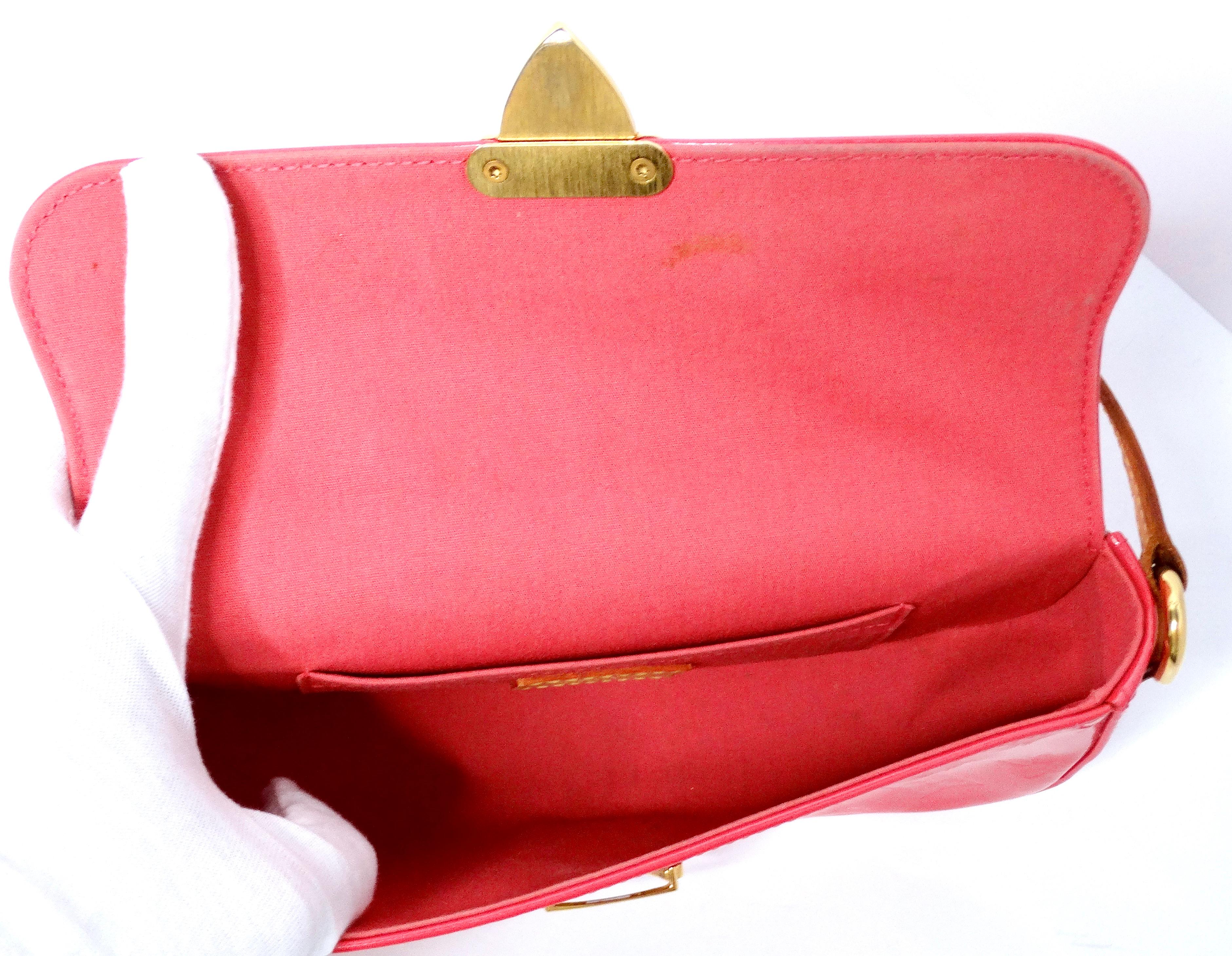 Louis Vuitton by Marc Jacobs Y2K Malibu Street Fuchsia Lack Umhängetasche 6