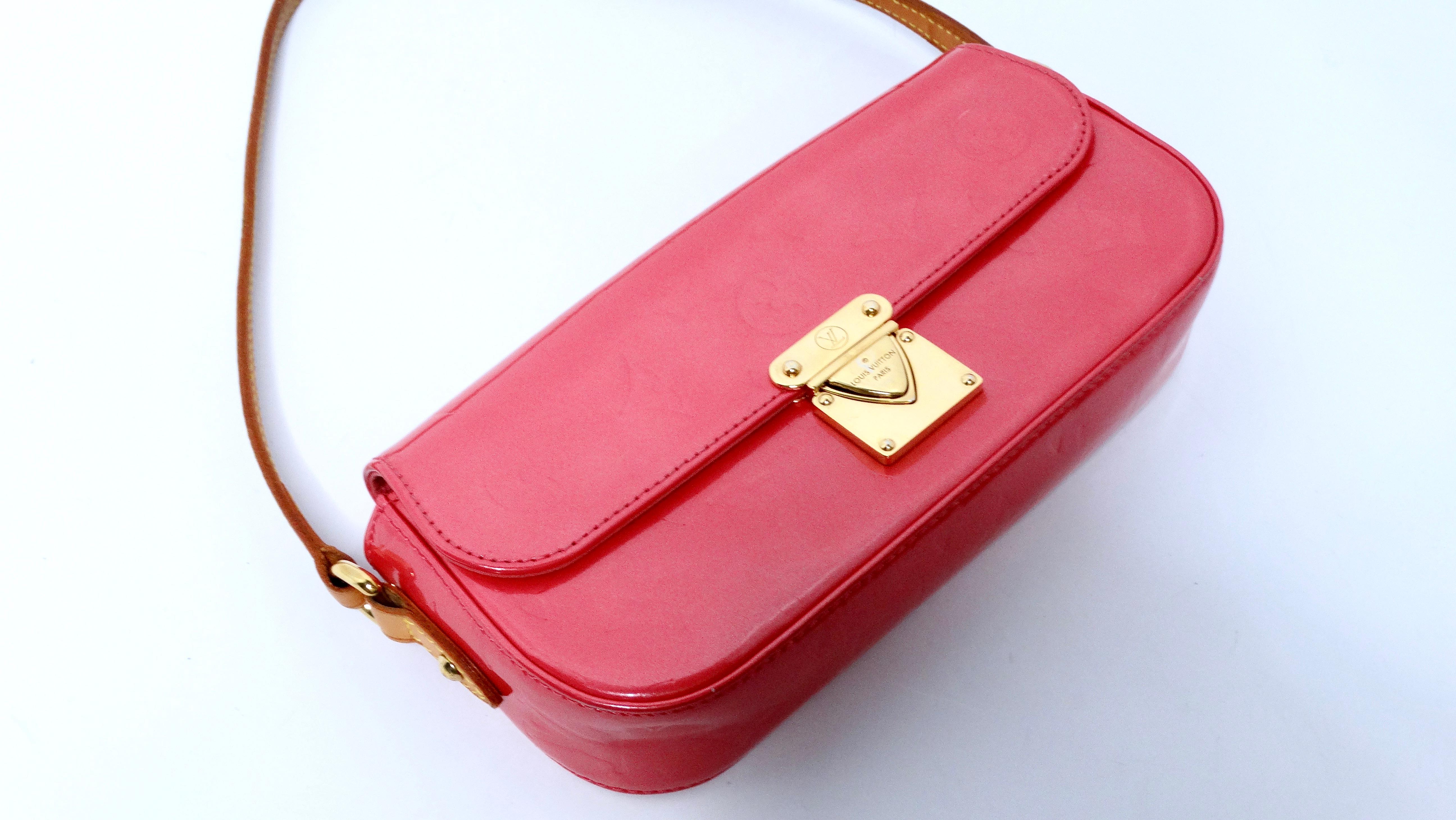 Louis Vuitton by Marc Jacobs Y2K Malibu Street Fuchsia Lack Umhängetasche Damen