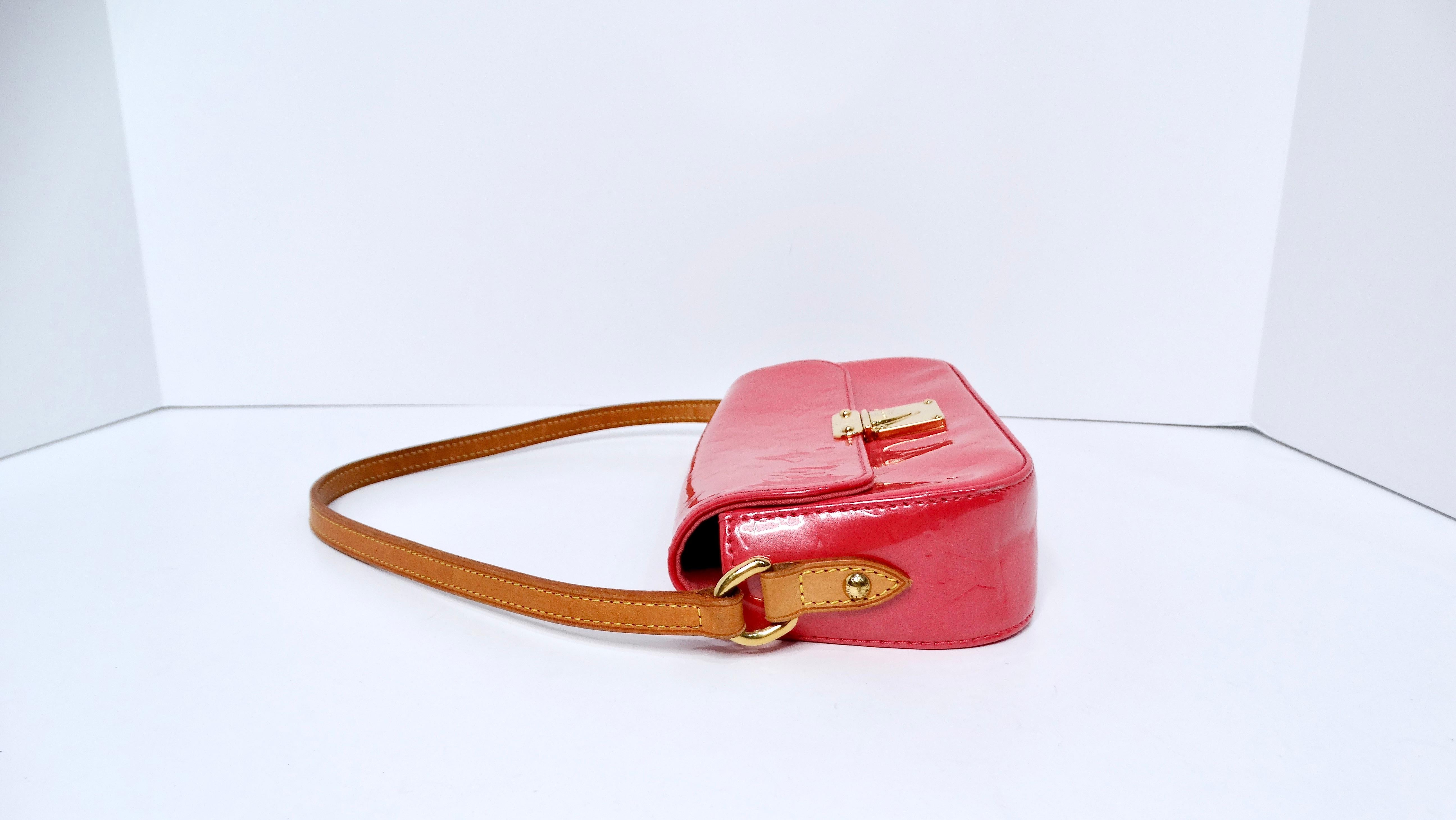 Louis Vuitton by Marc Jacobs Y2K Malibu Street Fuchsia Lack Umhängetasche 2