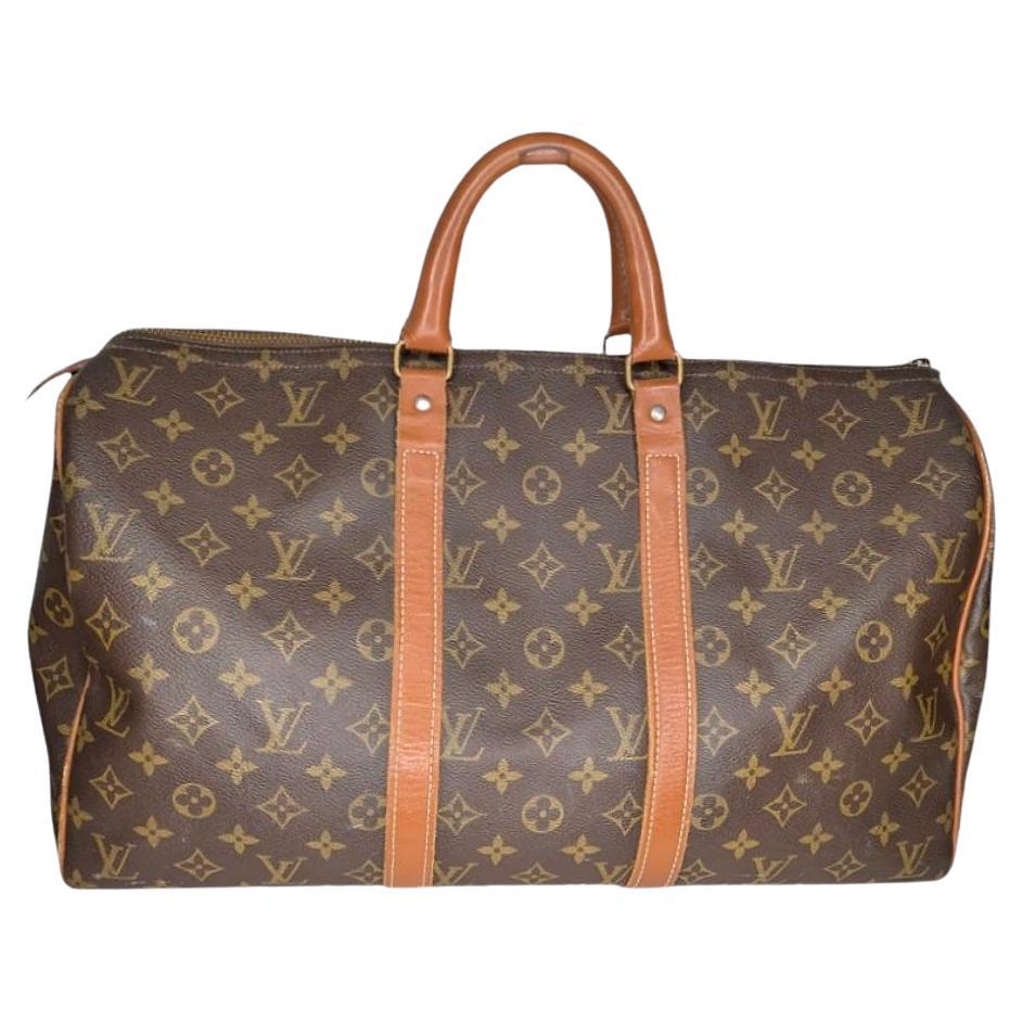 Louis Vuitton by The French Company Monogram Keepall 45 Weekender For Sale