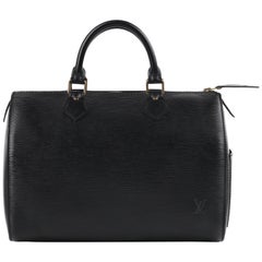 1999 Louis Vuitton Voltaire Black Epi Leather Shoulder Bag CA0929 (feb.99)  at 1stDibs