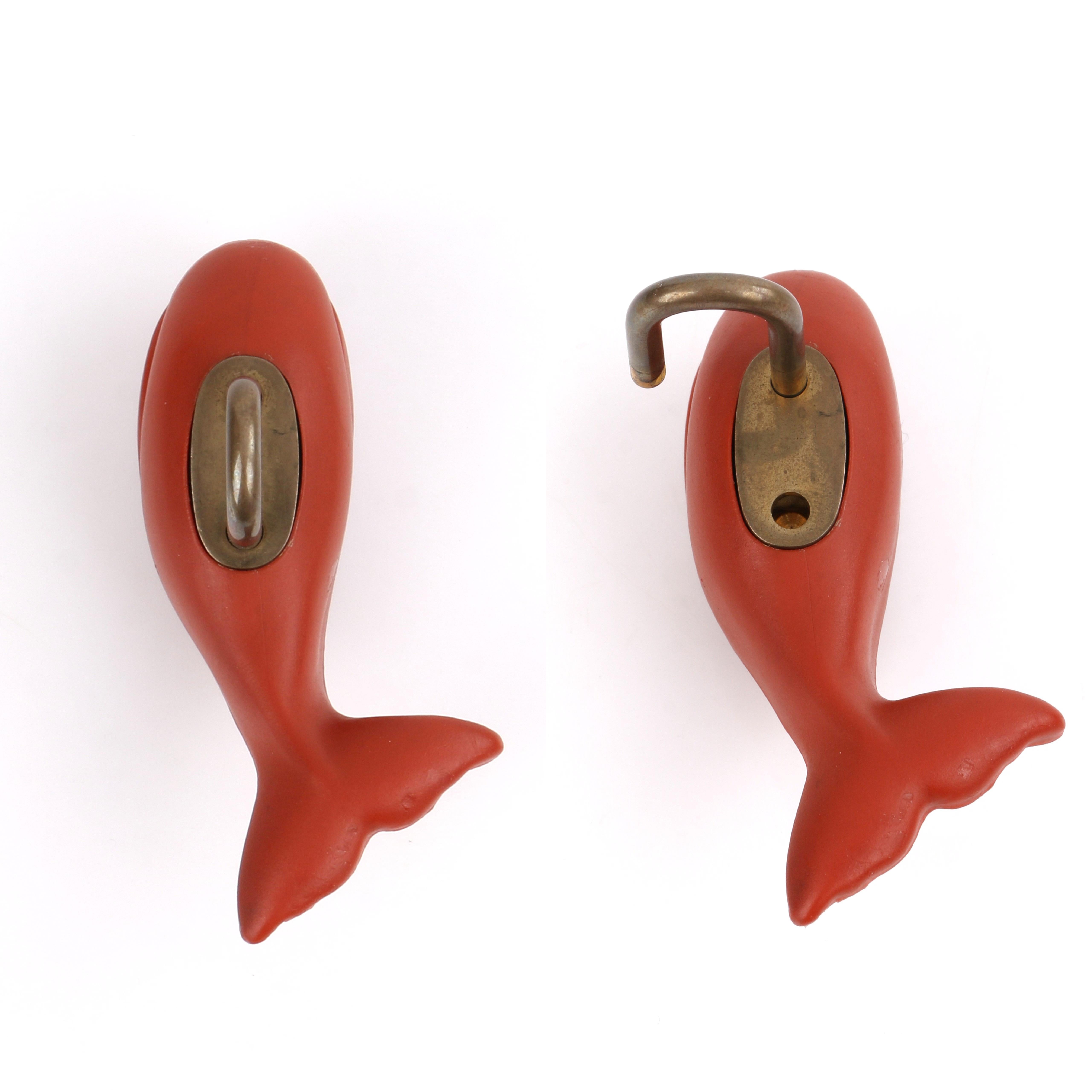 Louis Vuitton c.1995 America’s Cup Red Whale Motif Lock Keys Ltd Ed 1