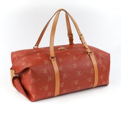 LOUIS VUITTON c.1995 "Kabul" LV America's Cup 2-in-1 Garment Duffel Bag Ltd Ed