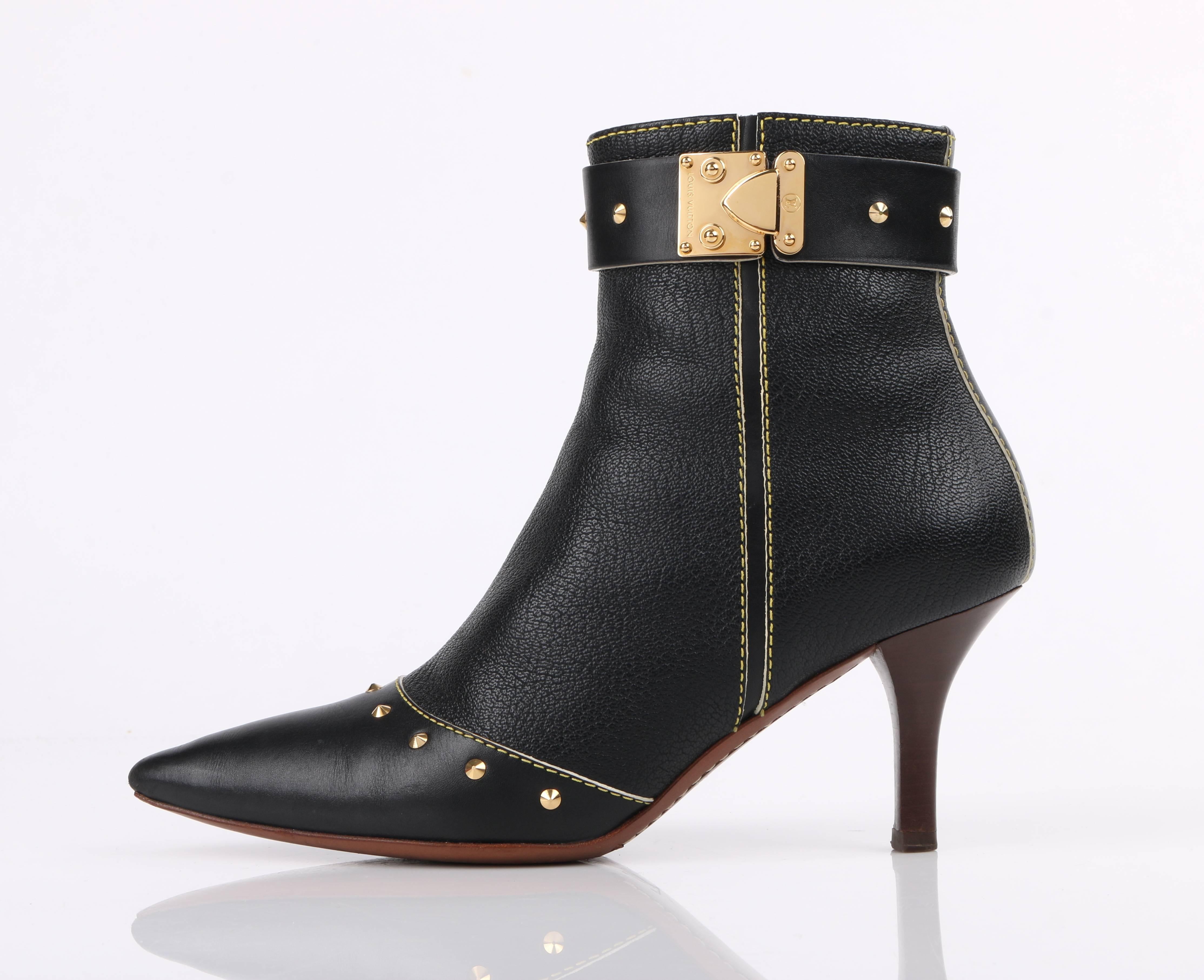 louis vuitton pointed toe boots
