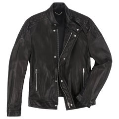 Louis Vuitton Embossed Leather Jacket - 3 For Sale on 1stDibs