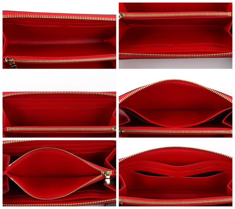 Patent leather wallet Louis Vuitton Red in Patent leather - 18589832