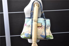 Louis Vuitton Cabas Ailleurs Escale Pm Tote 866948 Blue Canvas Shoulder Bag