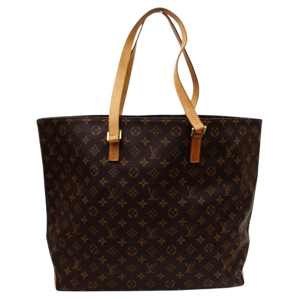 Louis Vuitton Cabas Mezzo Brown Monogram Canvas Tote at 1stDibs