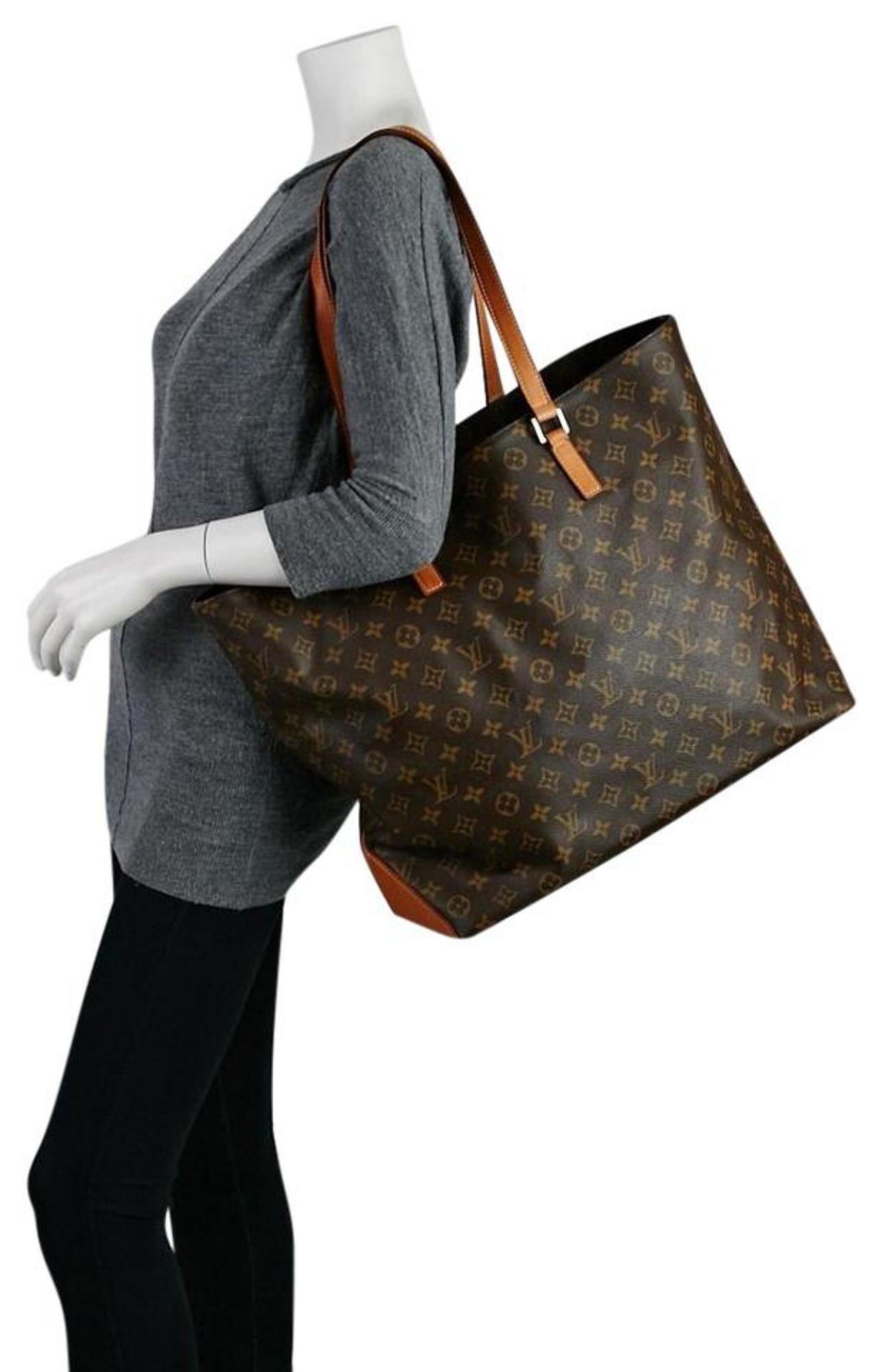 Sold at Auction: Louis Vuitton, LOUIS VUITTON 'CABAS ALTO' BROWN MONOGRAM  TOTE BAG