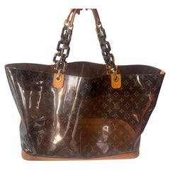Louis Vuitton Cabas Ambre GM Monogram Transparent Tote Bag 2003