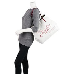 Louis Vuitton Cabas Articles De Voyage Portofino Gm 214863 White Cotton Tote