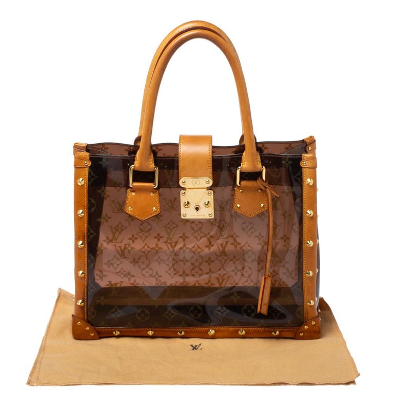 louis vuitton clear bucket bag