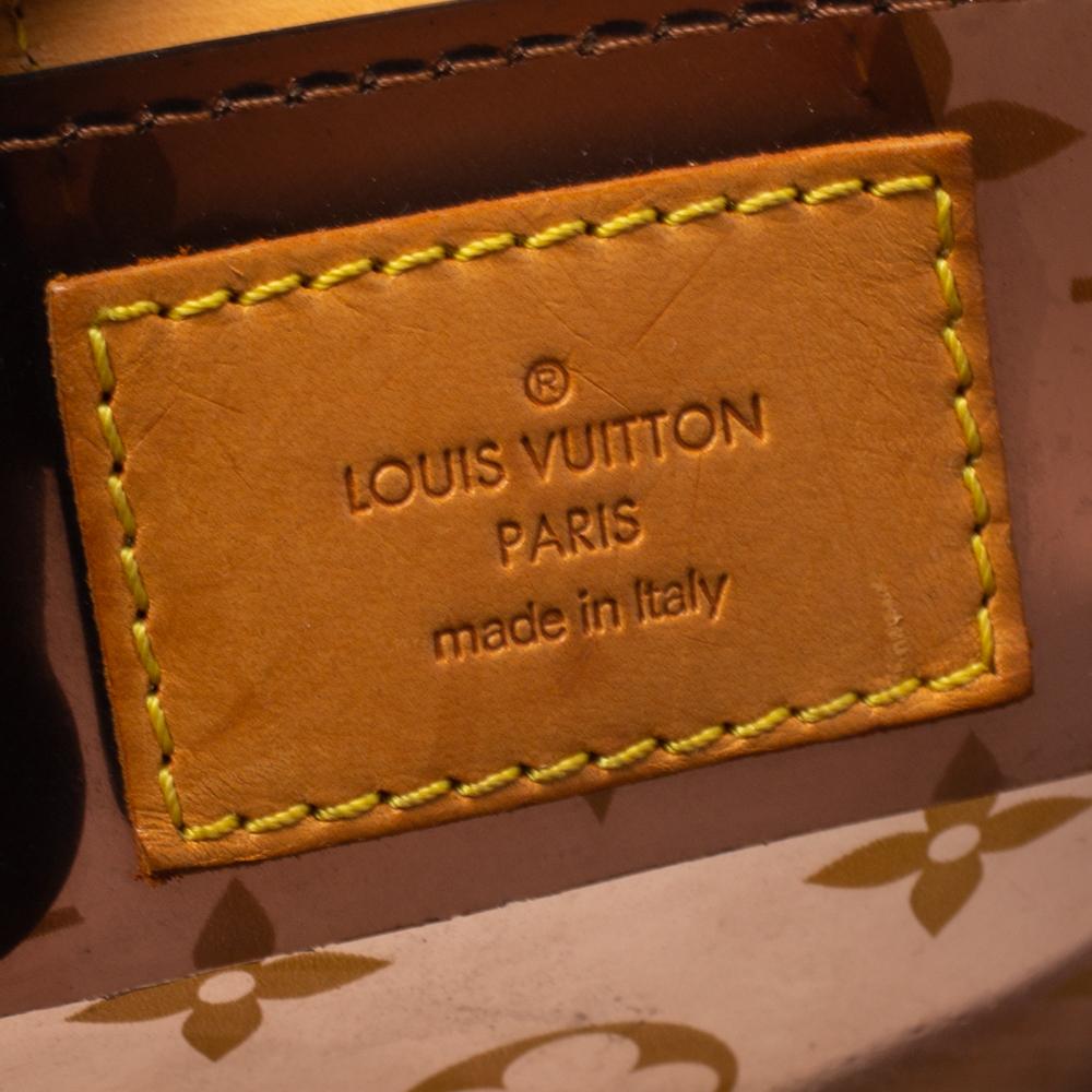 Louis Vuitton Cabas Clear Translucent Monogram Ambre Neo MM Bag 1