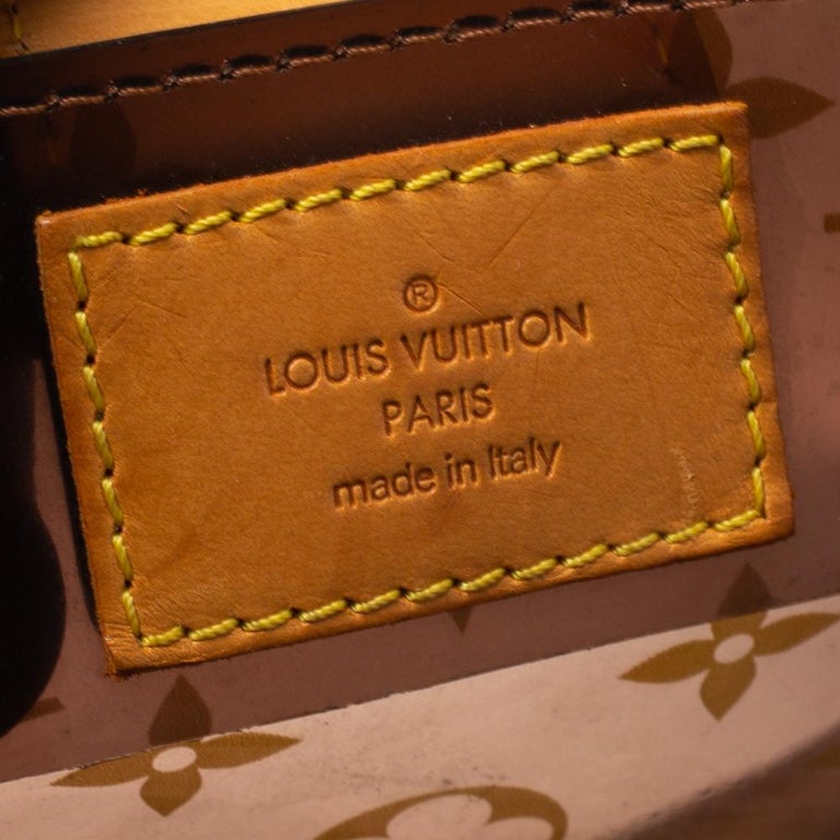 Louis Vuitton Cabas Clear Translucent Monogram Ambre Neo MM Bag Louis  Vuitton