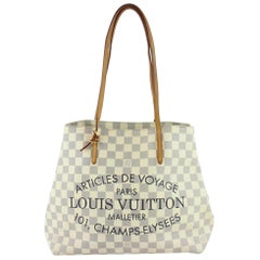 Louis Vuitton Special Order Damier Ebene Cabas Piano Zip Top Shoulder 2LV830K