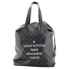 Louis Vuitton Cabas Light Drawstring Bag Flash Fragment Monogram Eclipse Canvas