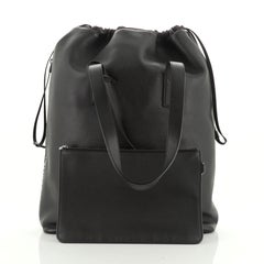 Louis Vuitton Cabas Light Drawstring Bag Taiga Leather