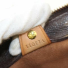 Louis Vuitton Cabas Monogram Piano Zip 869852 Brown Coated Canvas Tote