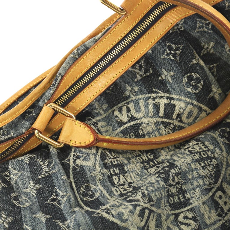 Buy Louis Vuitton Cabas Raye Limited Edition Denim GM Blue 2879405
