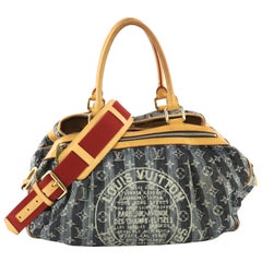 Buy Louis Vuitton Cabas Raye Limited Edition Denim GM Blue 2879405