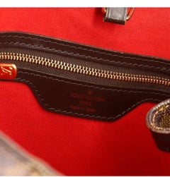 Louis Vuitton Cabas Rivington Damier Ebene Tote Bag Brown