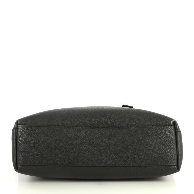 Louis Vuitton Black Taurillon Leather Cabas Voyage Tote Bag - Yoogi's Closet