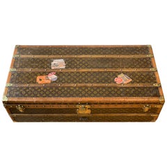 Early 20th c Louis Vuitton Steamer Trunk with Interior Label & Serial -  Ruby Lane