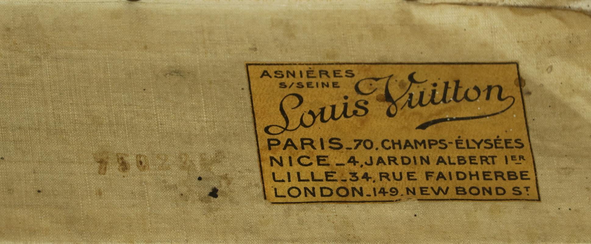 Louis Vuitton Cabin Trunk in Vuittonite, 1920s 3