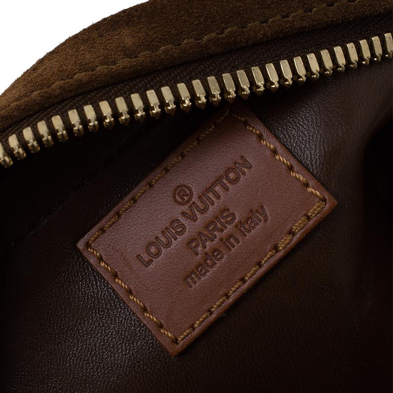 Louis Vuitton Cacao Suede Limited Edition Onatah Fleurs PM Bag 2