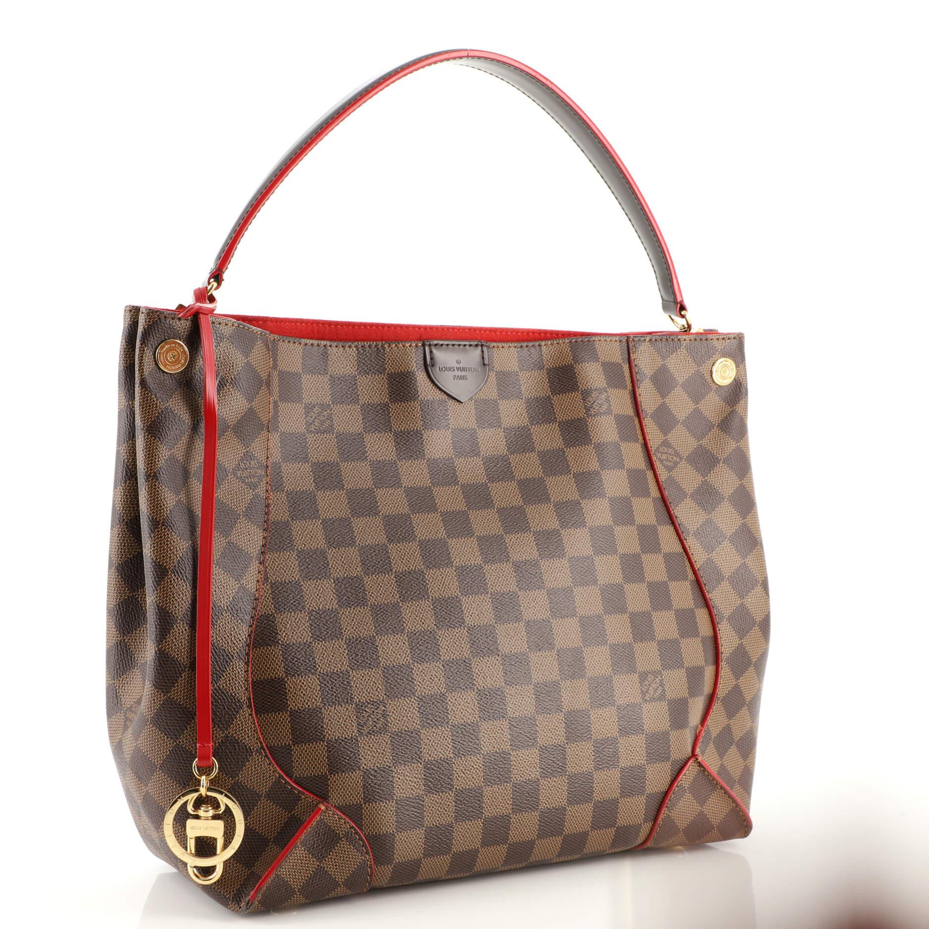 Louis Vuitton Caissa Hobo Damier In Good Condition In NY, NY