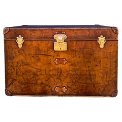 Louis Vuitton Calf leather courier trunk Circa 1900 Victorian