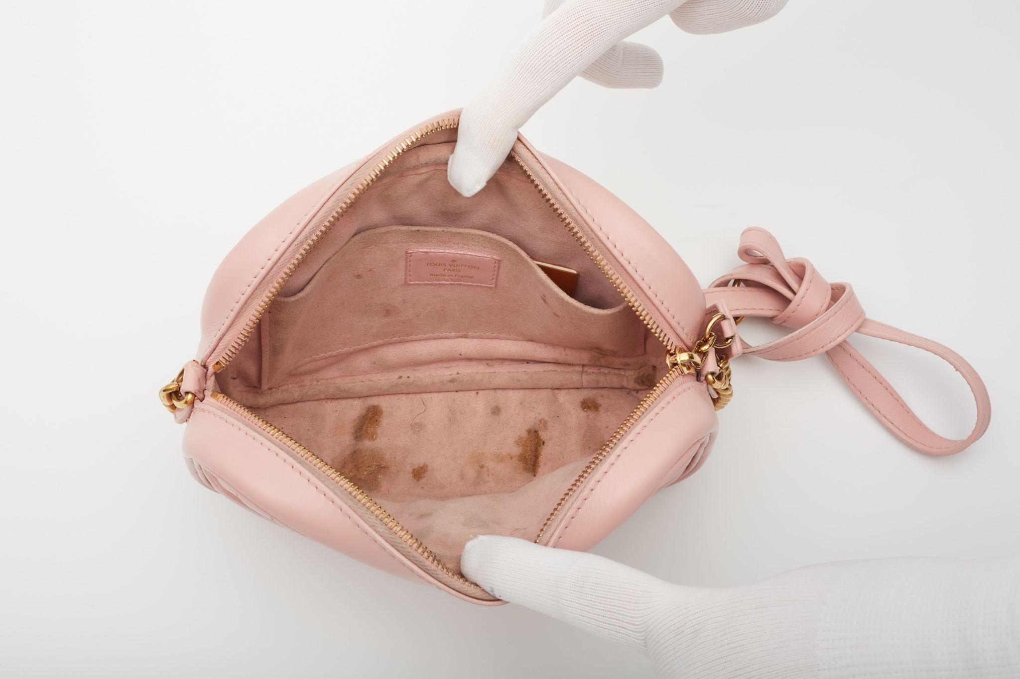 Louis Vuitton Calfskin New Wave Camera Bag Smoothie Pink For Sale 2