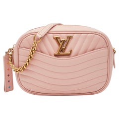 Louis Vuitton Calfskin New Wave Camera Bag Smoothie Pink