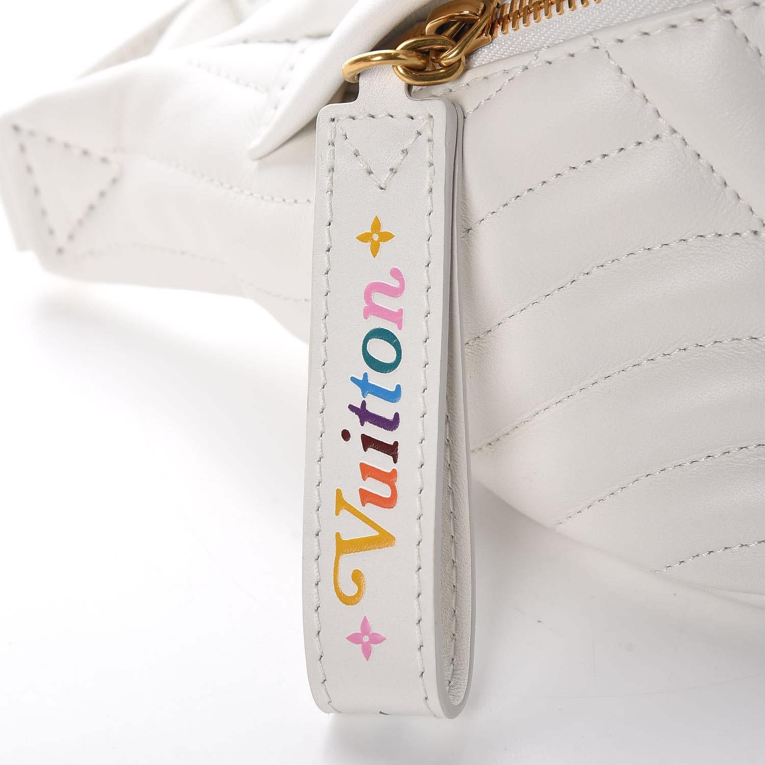 Louis Vuitton Calfskin Snow New Wave Bumbag Belt Bag 2