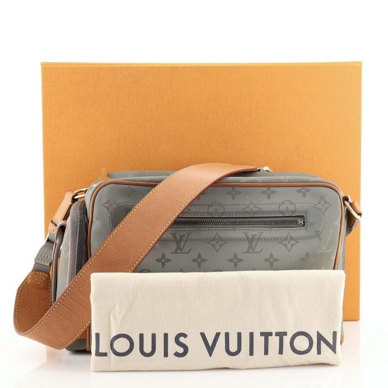 LOUIS VUITTON Monogram titanium Camera Bag Shoulder Bag Gray
