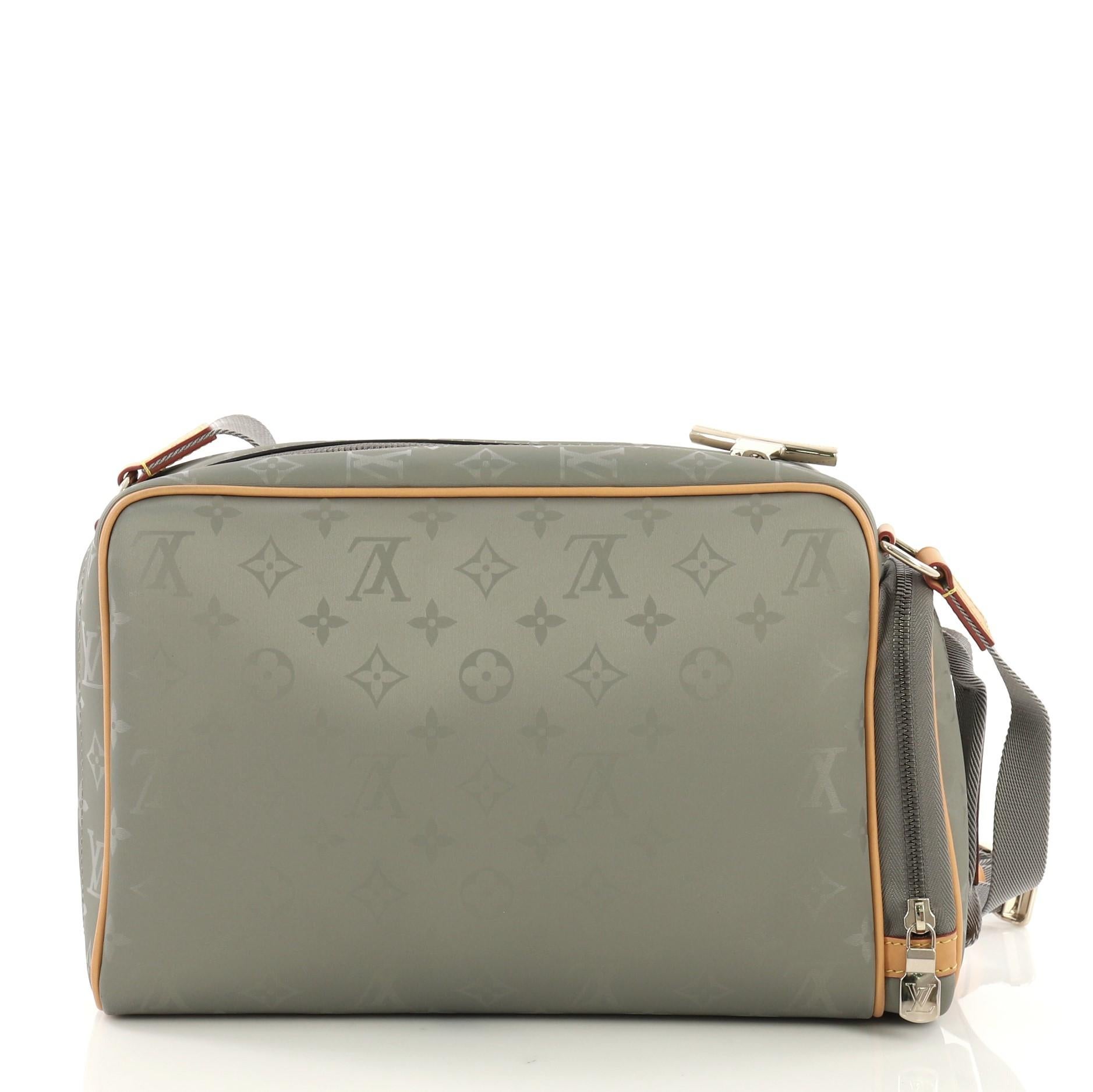 Louis Vuitton Camera Bag Limited Edition Titanium Monogram Canvas In Good Condition In NY, NY