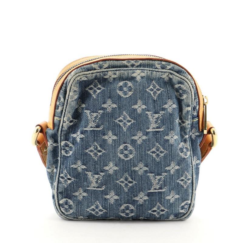 lv denim camera bag