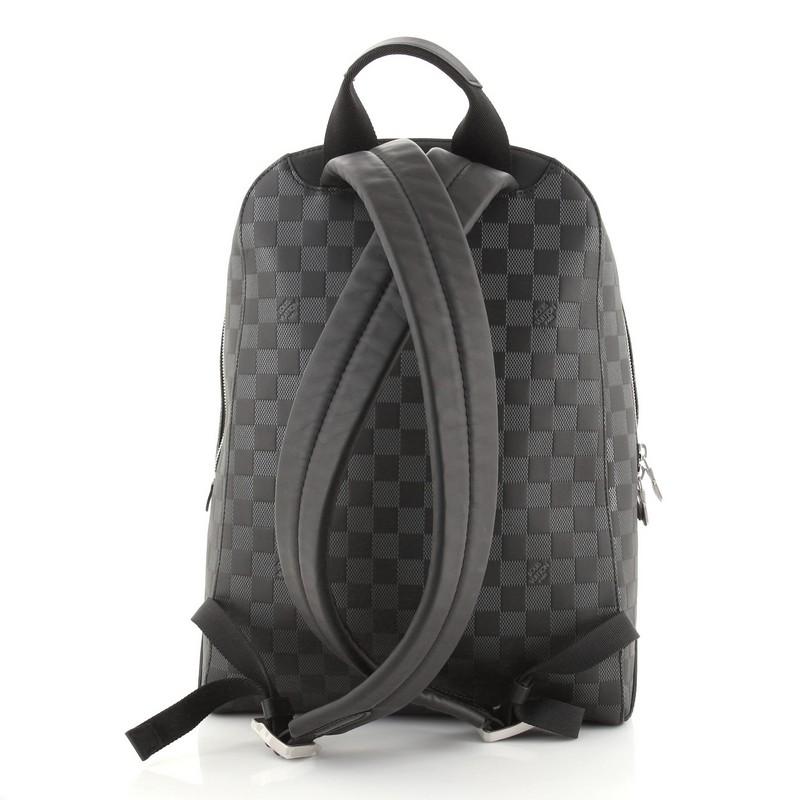 Black Louis Vuitton Campus Backpack Damier Infini Leather