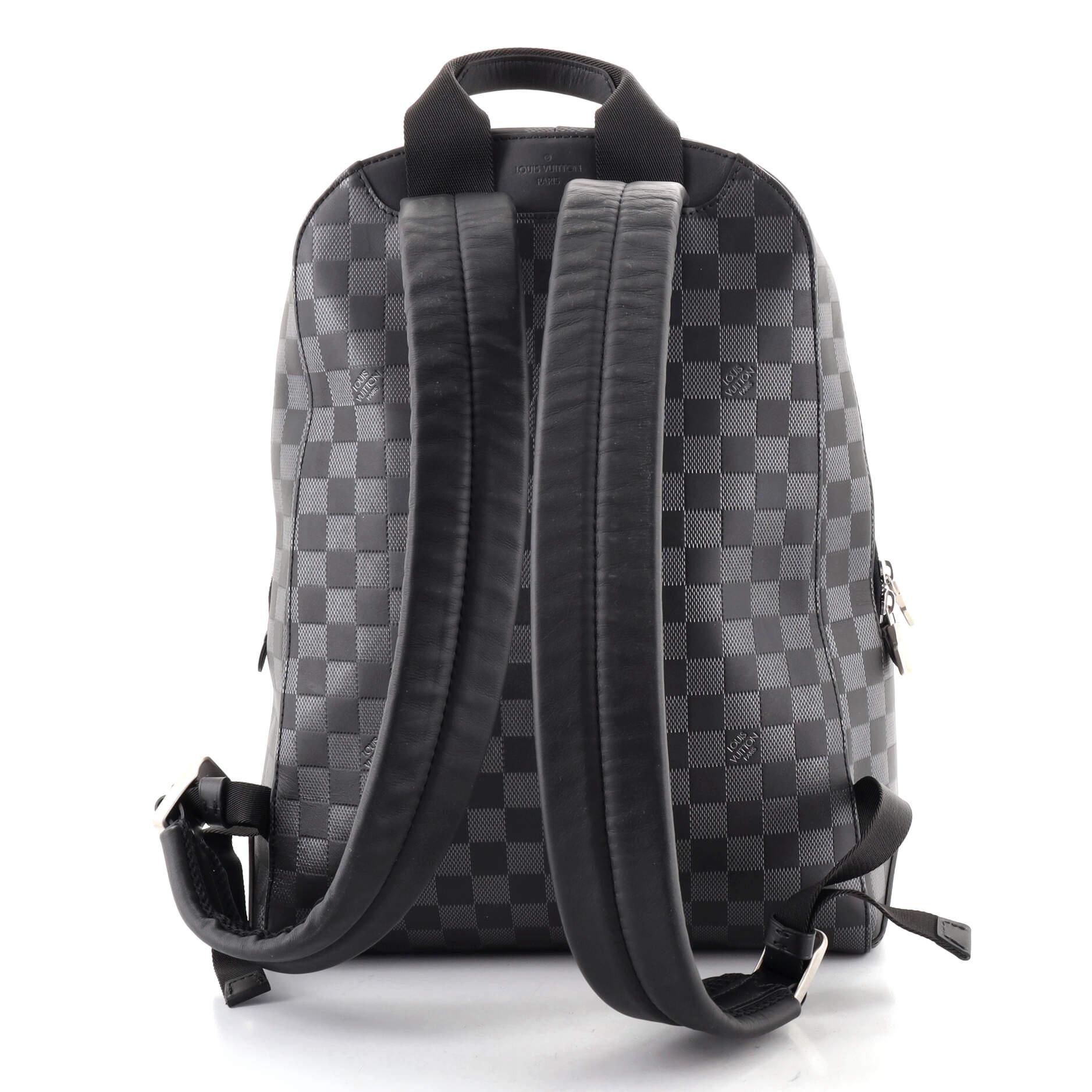 Damier Infini Campus-Rucksack von Louis Vuitton aus Leder im Zustand „Gut“ in NY, NY