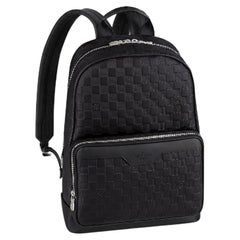 Louis Vuitton Campus Backpack Damier Infini Onyx Silver Cowhide Leather