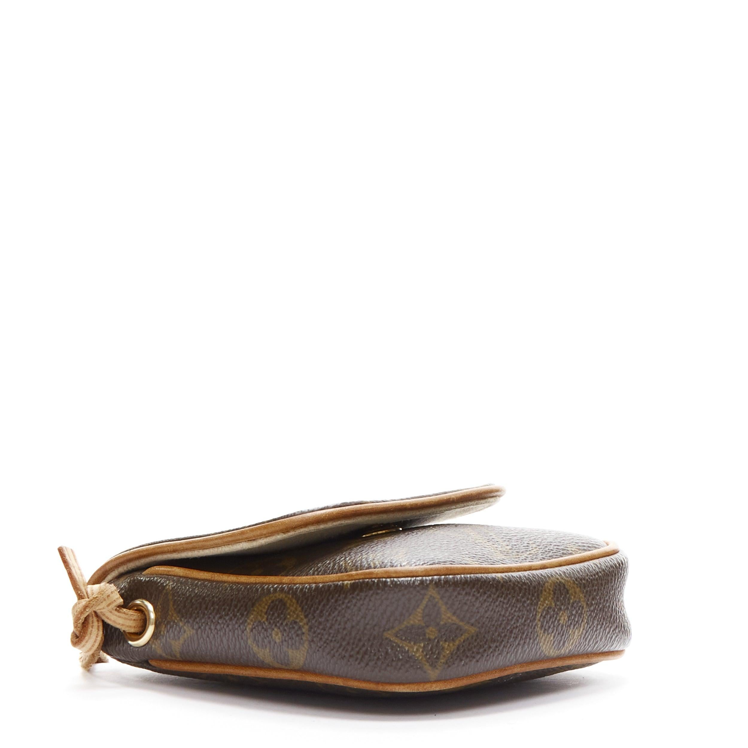 Women's LOUIS VUITTON Cancun Pochette brown LV logo monogram mini crossbody bag For Sale