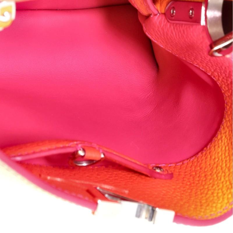 Orange Louis Vuitton Candy Capucines Bag Ombre Taurillon Leather BB