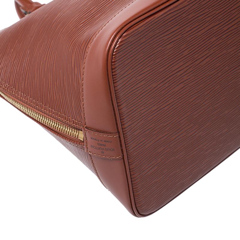 Louis Vuitton Canelle Epi Leather Alma PM Bag 4