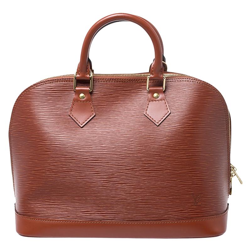 Louis Vuitton Canelle Epi Leather Alma PM Bag